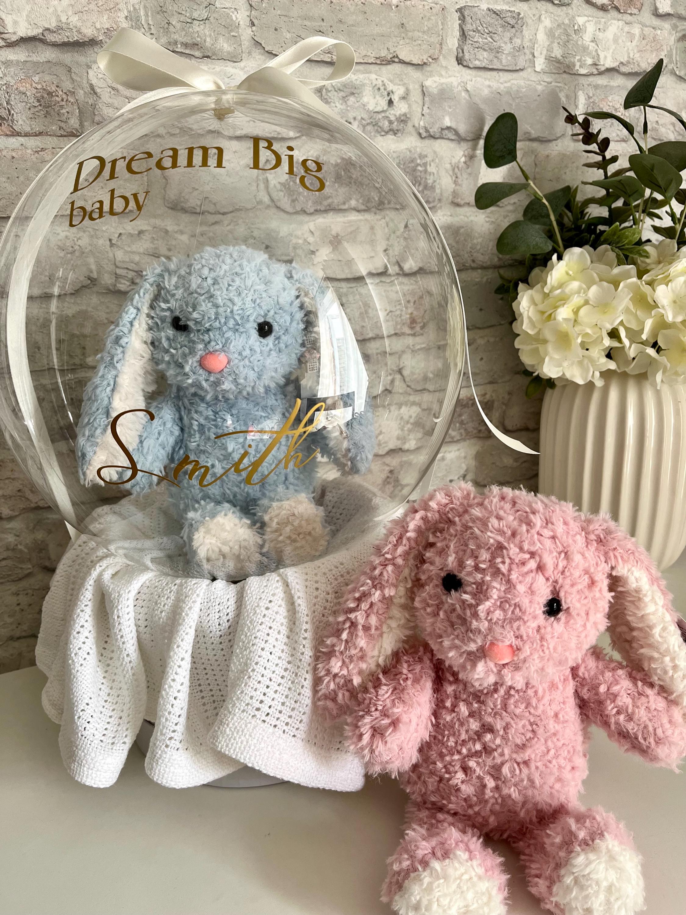 Baby Bunny Rabbit Teddy Balloon Gift