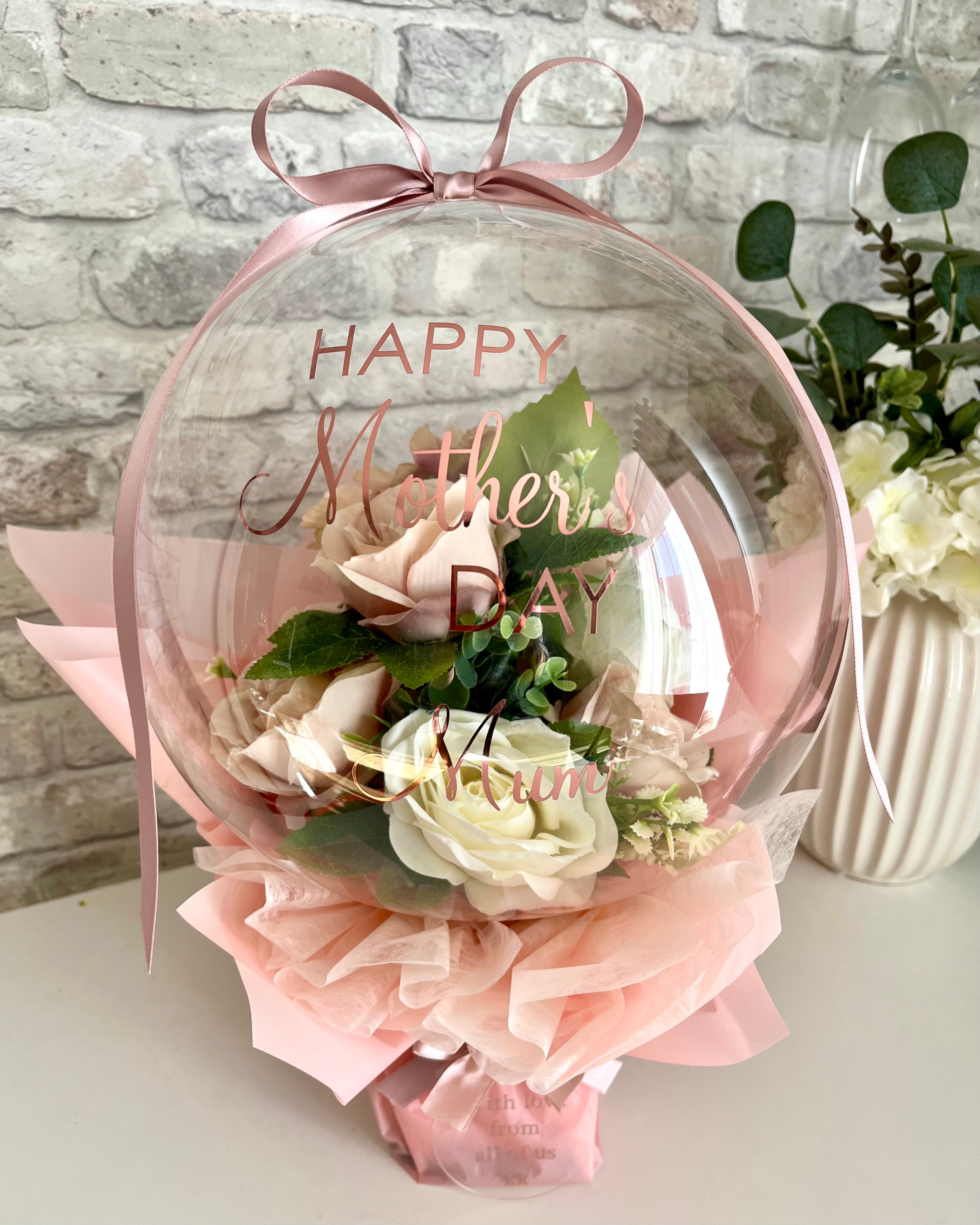Mothers Day Flower Balloon Bouquet