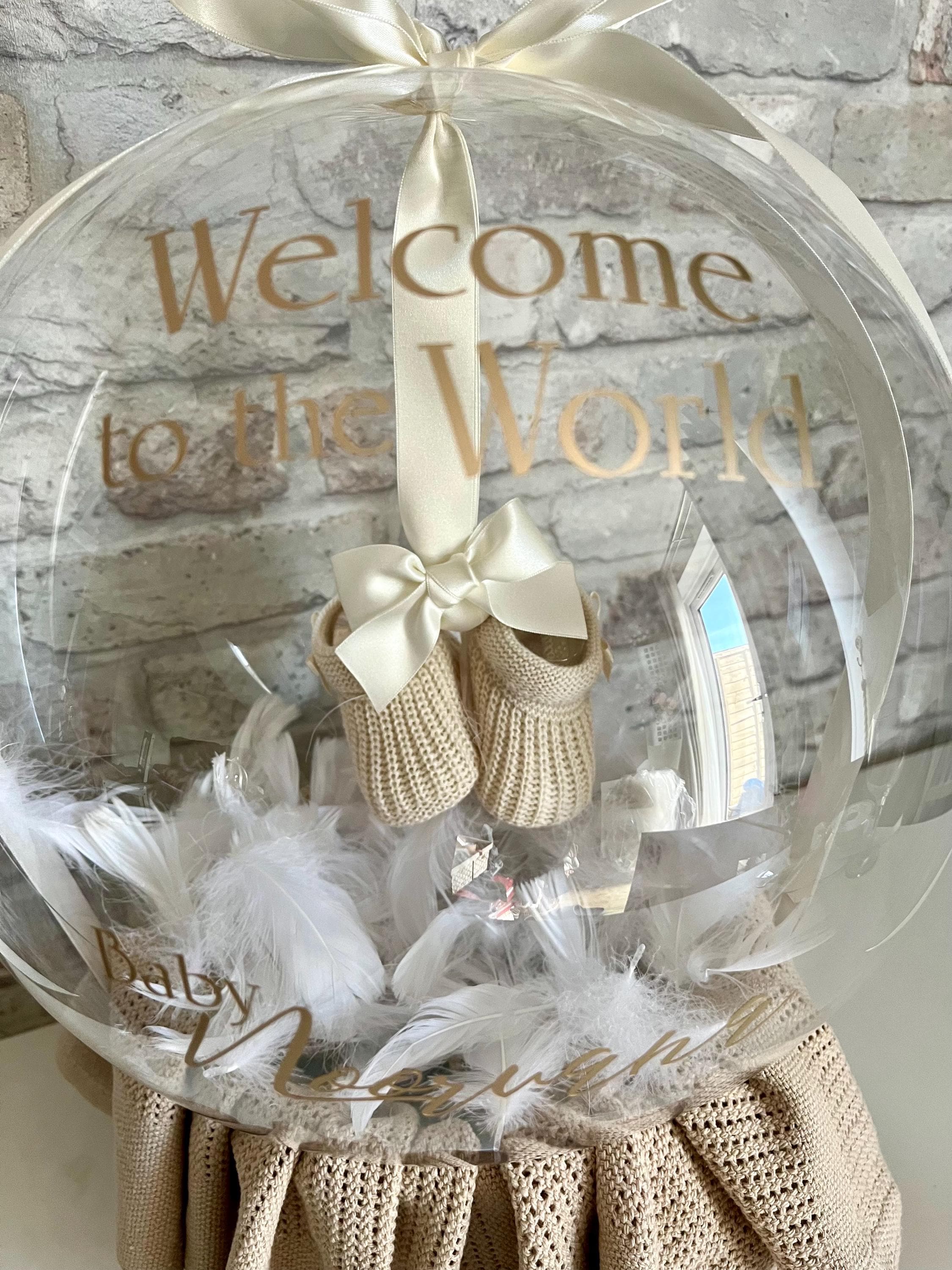Baby Bootees Balloon Hamper