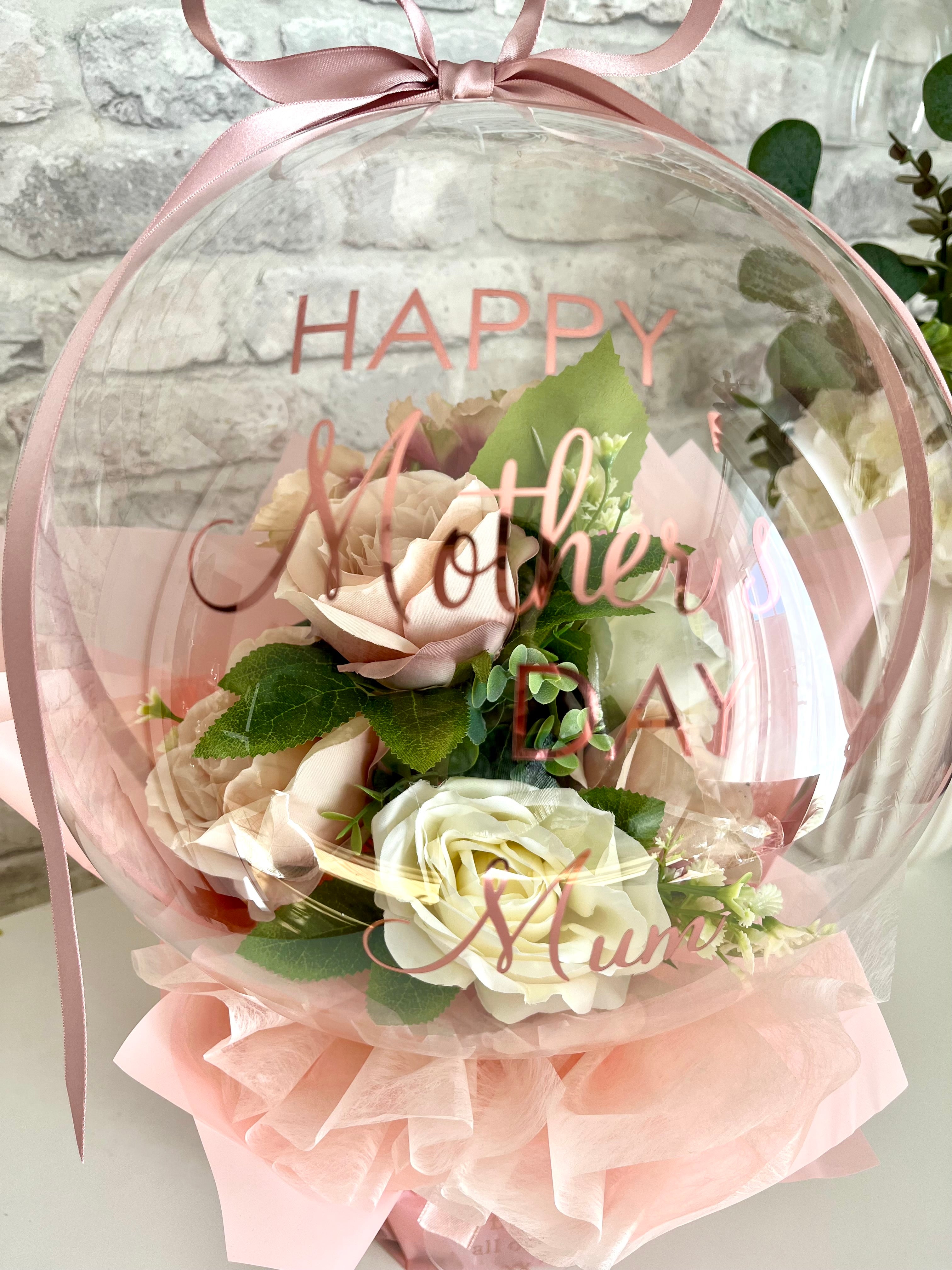 Mothers Day Flower Balloon Bouquet