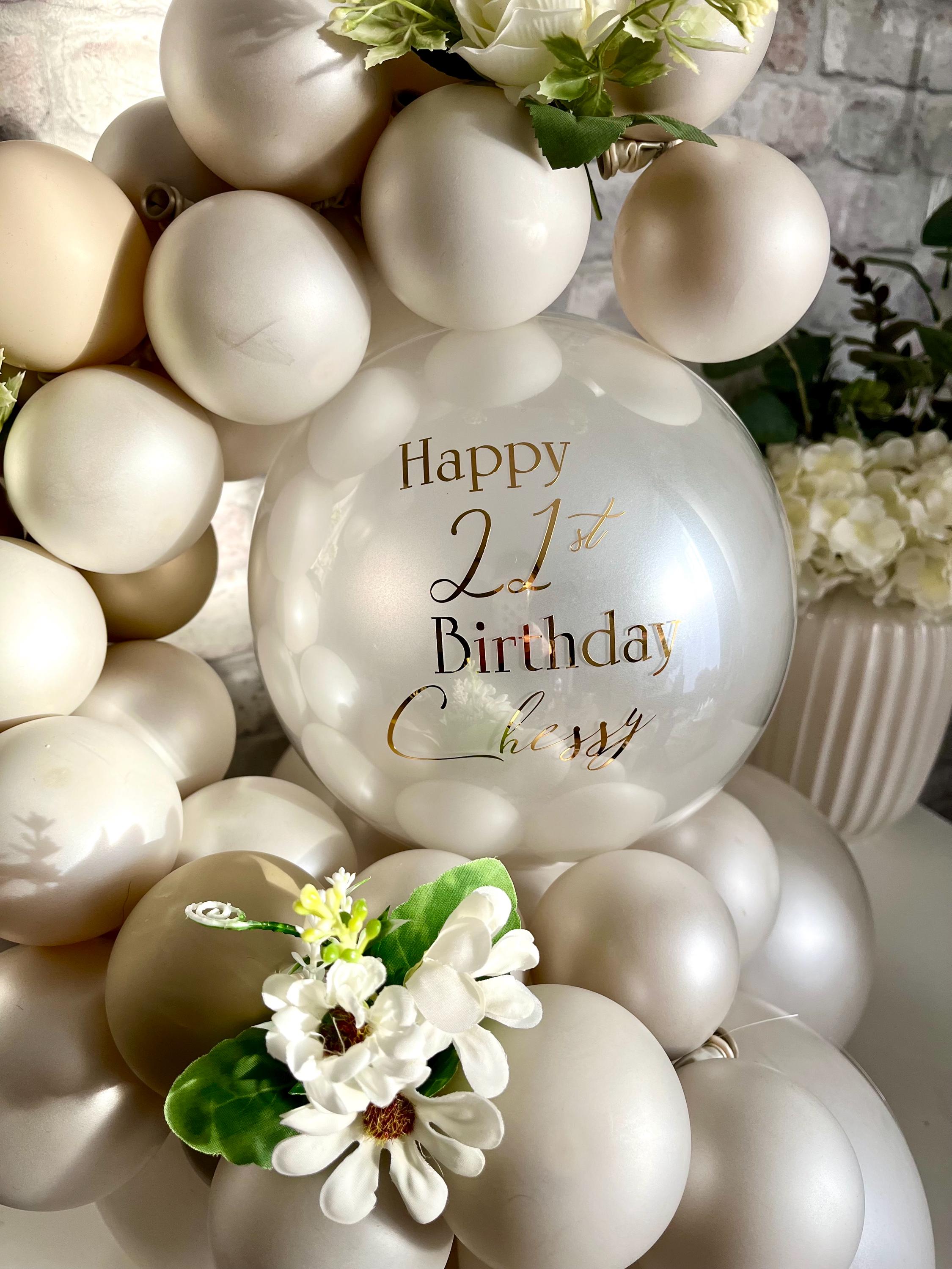 Personalised Special Occassion Pearl Balloon Bubble Hug