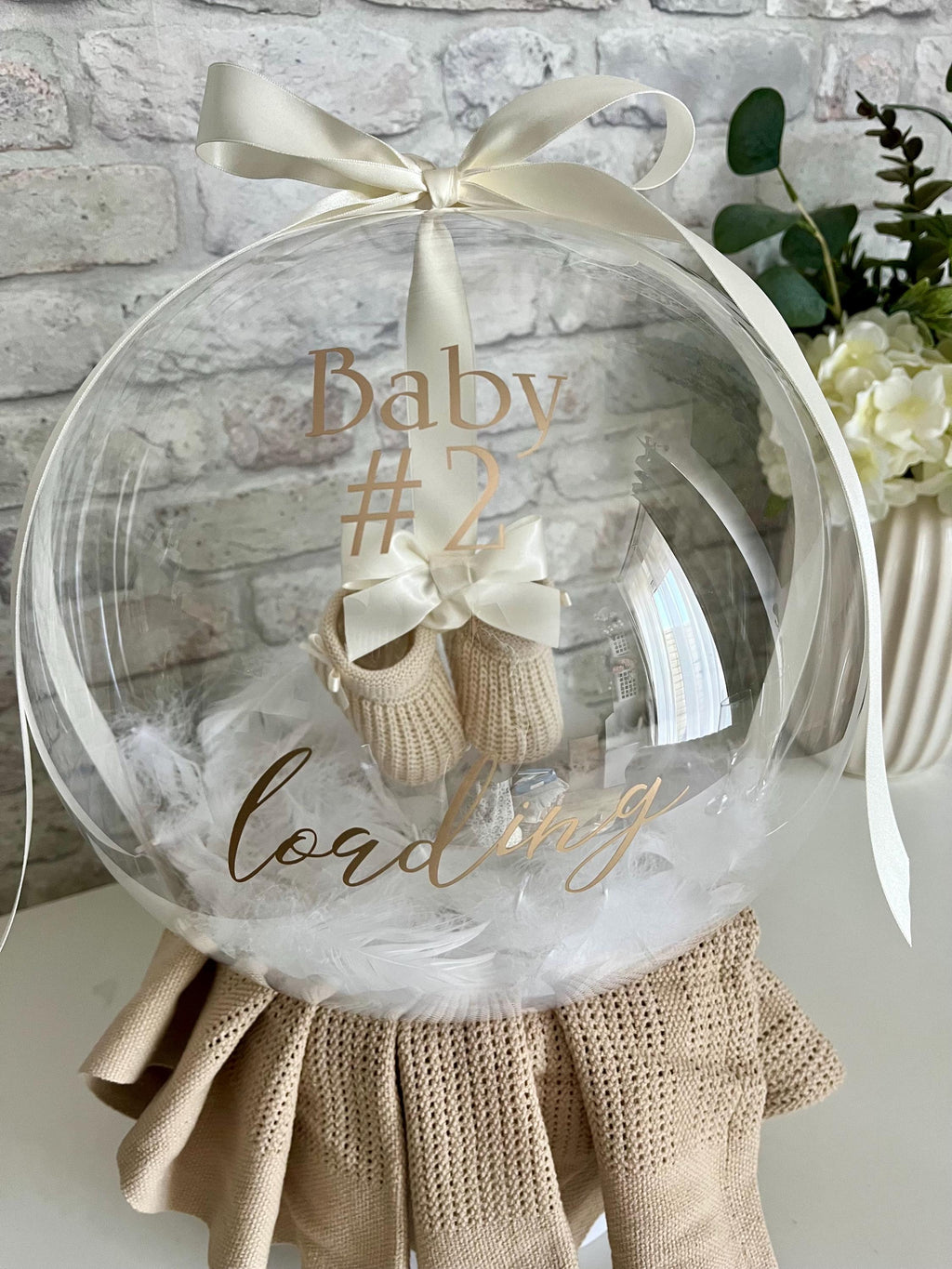 Baby Bootees Balloon Hamper
