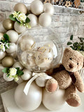 Personalised Large Baby Shower Teddy Bear Balloon Garland Centre Piece