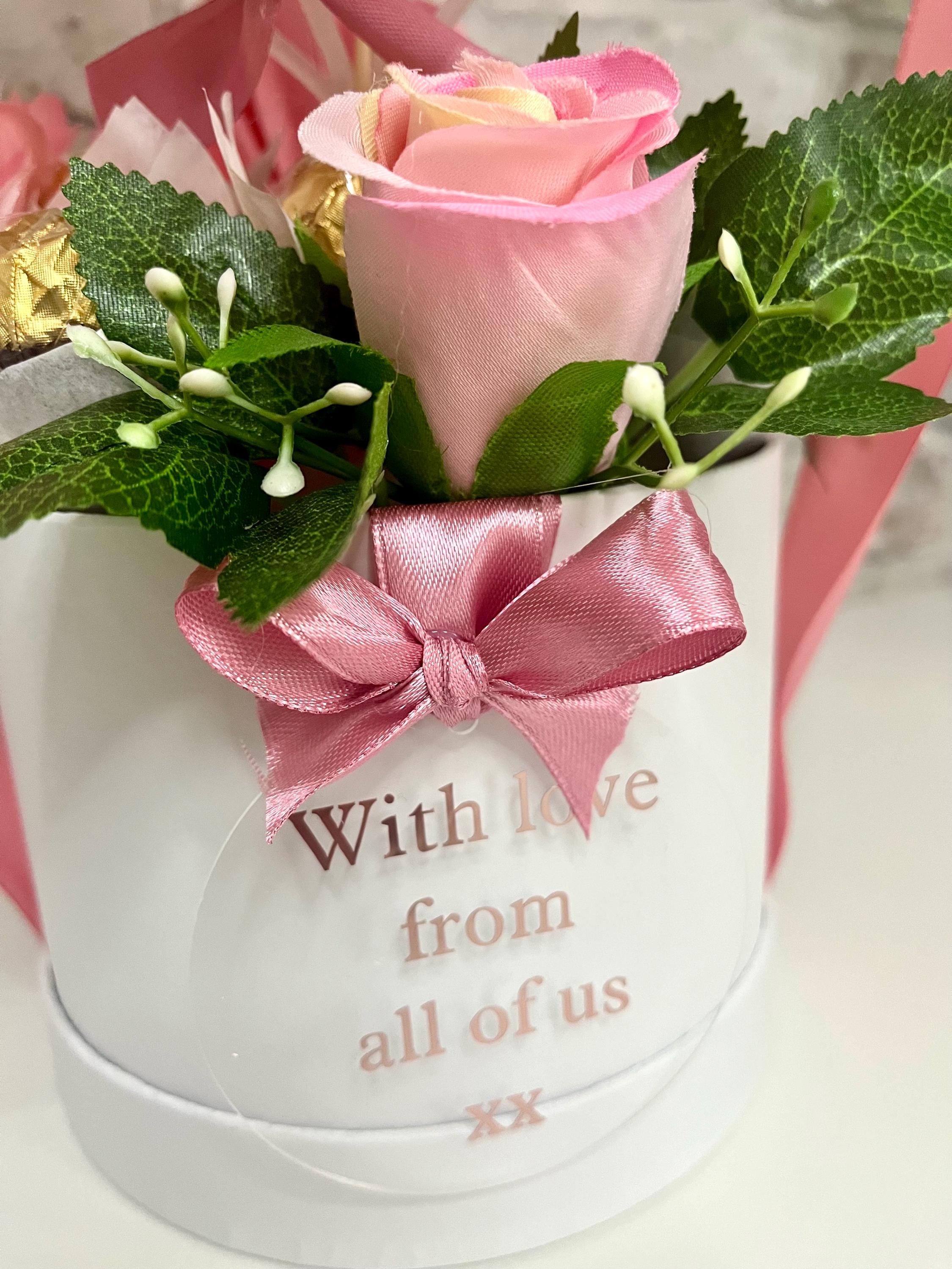 Personalised Birthday Balloon & Flower Basket