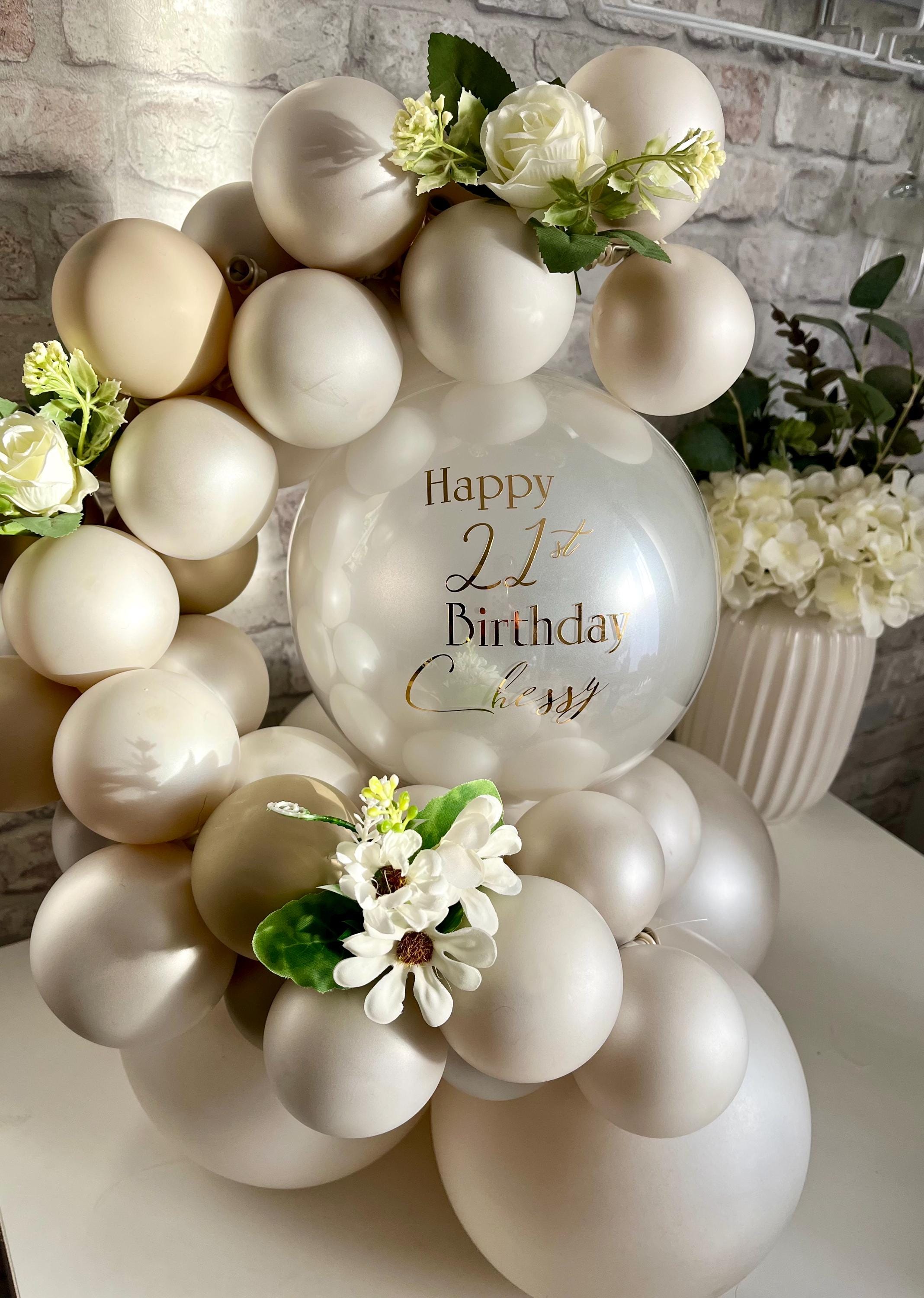 Personalised Special Occassion Pearl Balloon Bubble Hug