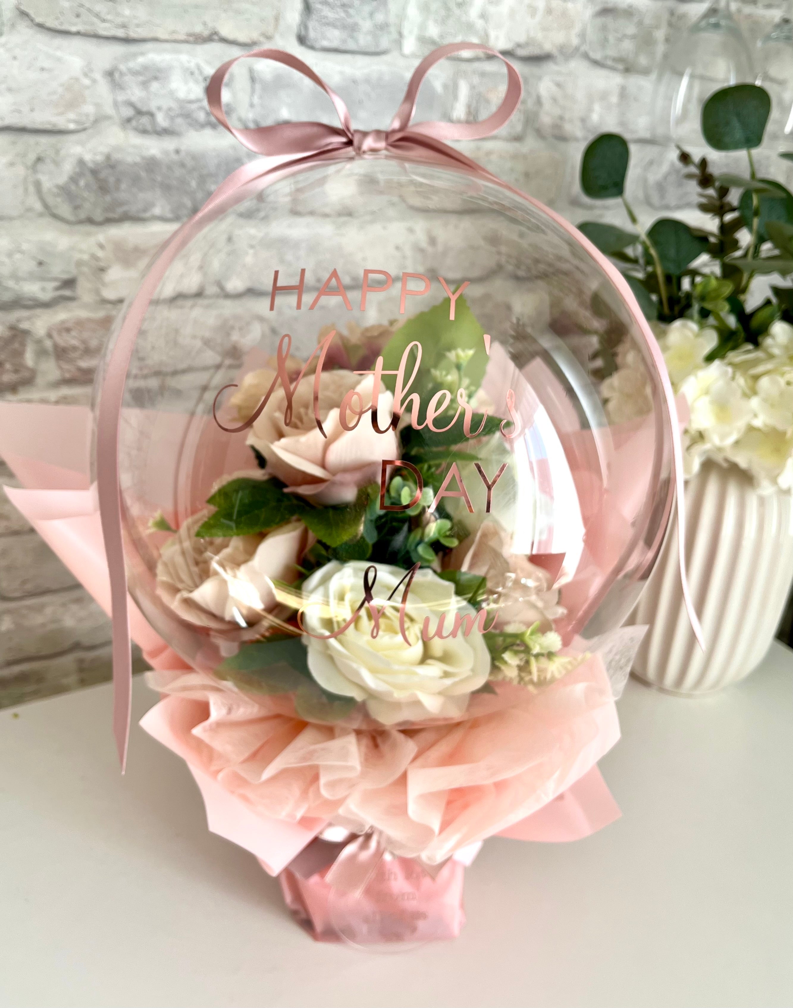 Mothers Day Flower Balloon Bouquet