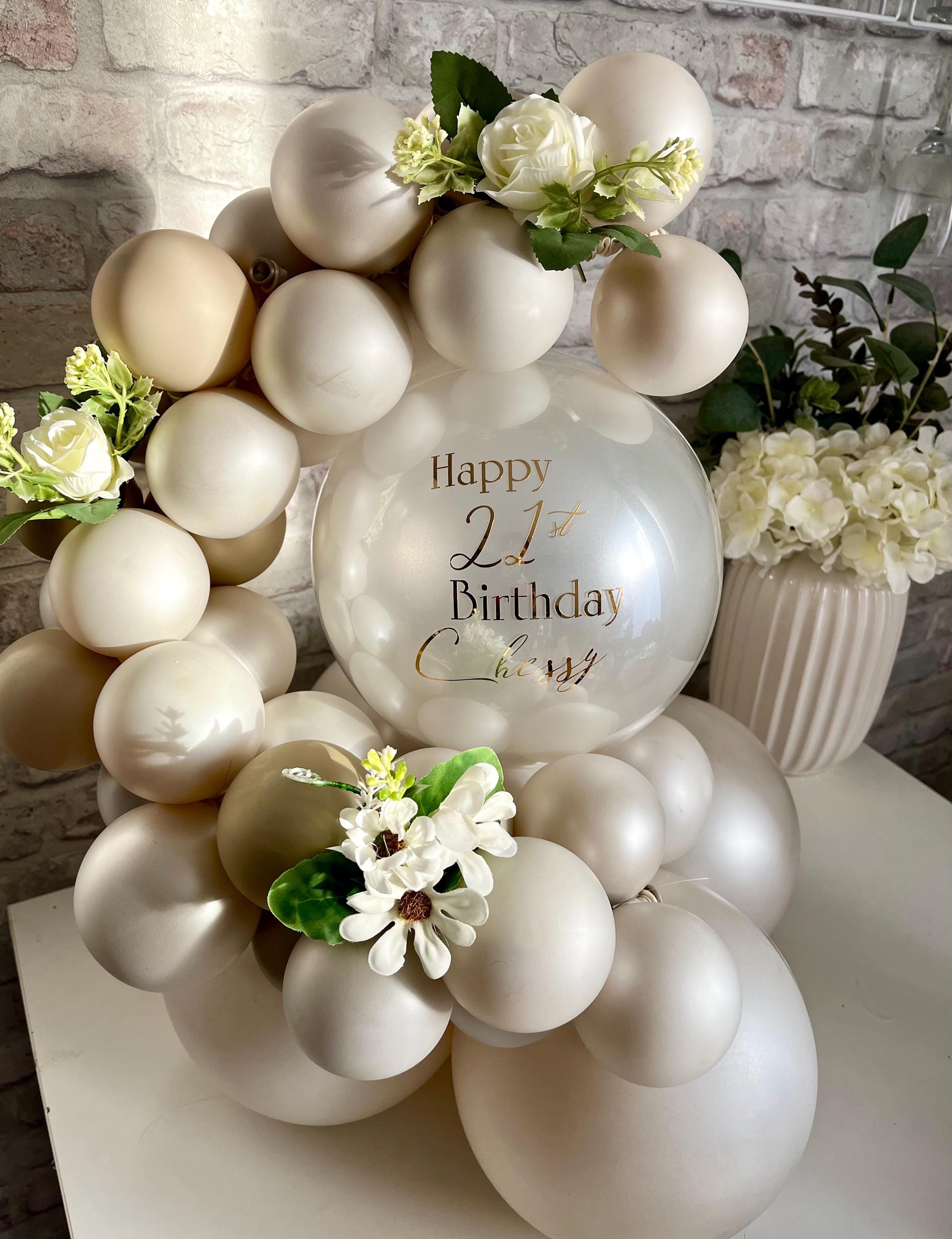 Personalised Special Occassion Pearl Balloon Bubble Hug