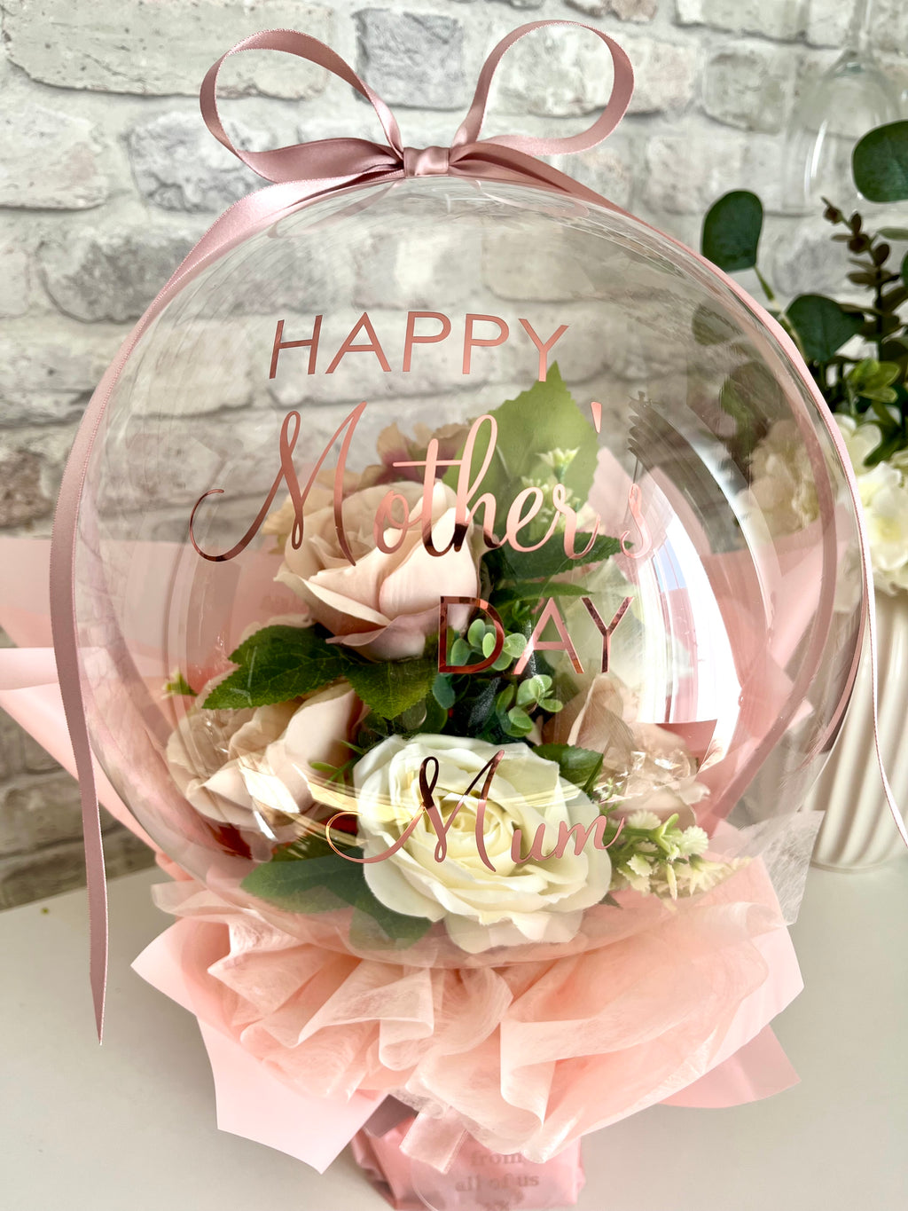 Mothers Day Flower Balloon Bouquet