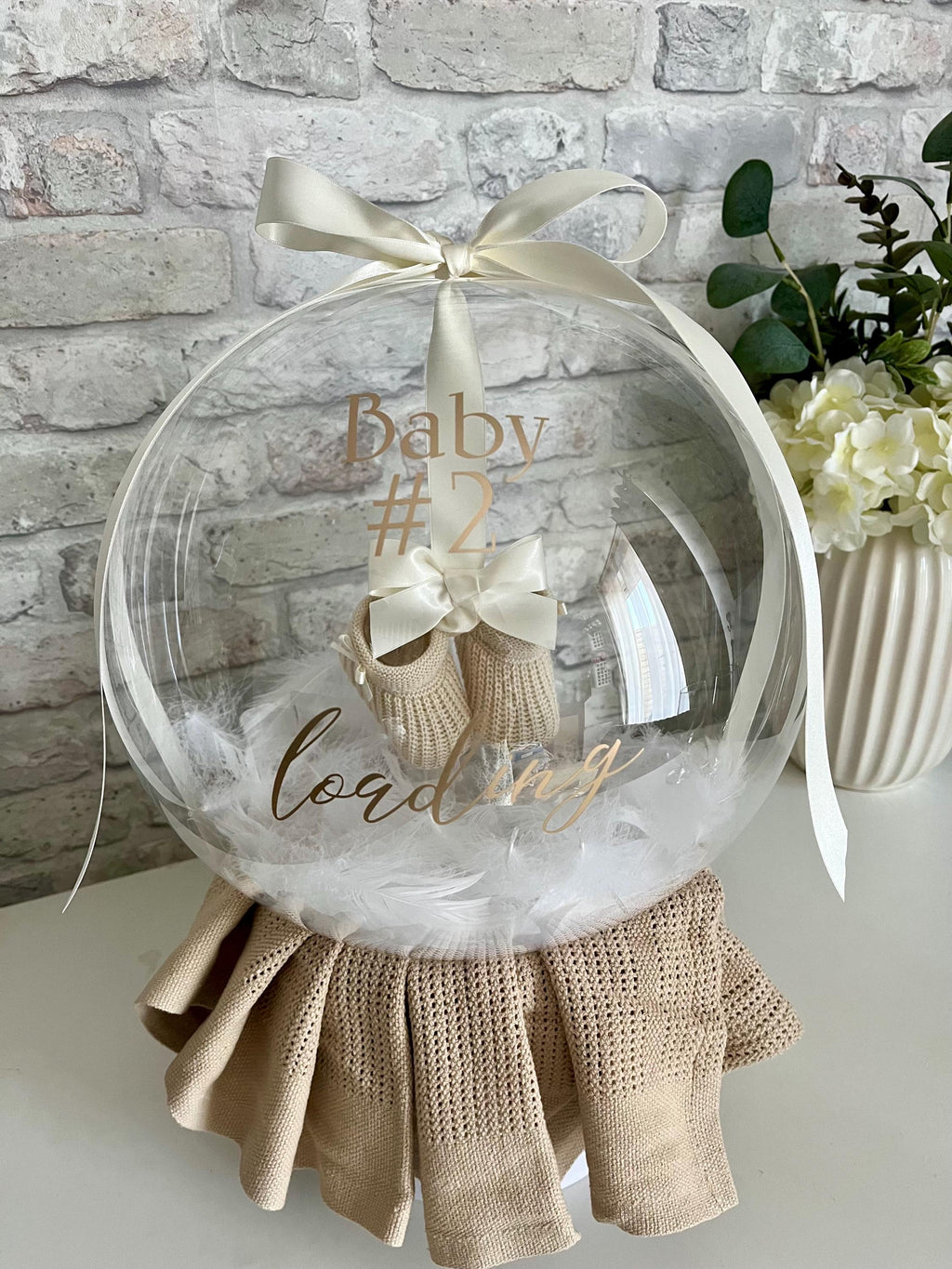 Baby Bootees Balloon Hamper