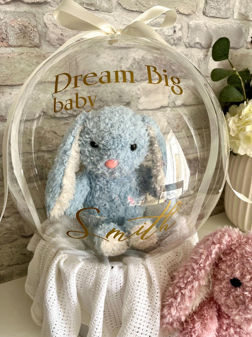 Baby Bunny Rabbit Teddy Balloon Gift
