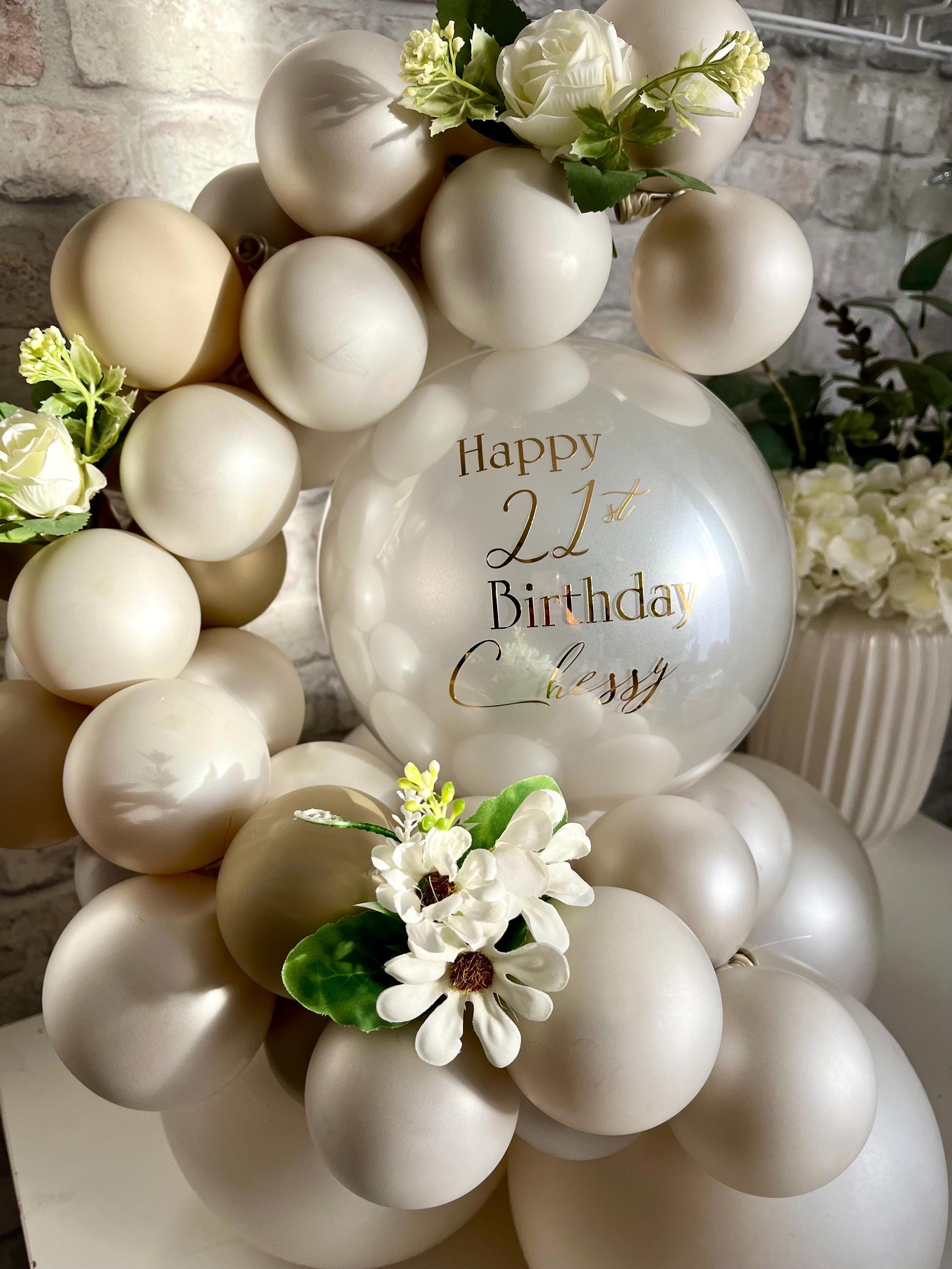 Personalised Special Occassion Pearl Balloon Bubble Hug