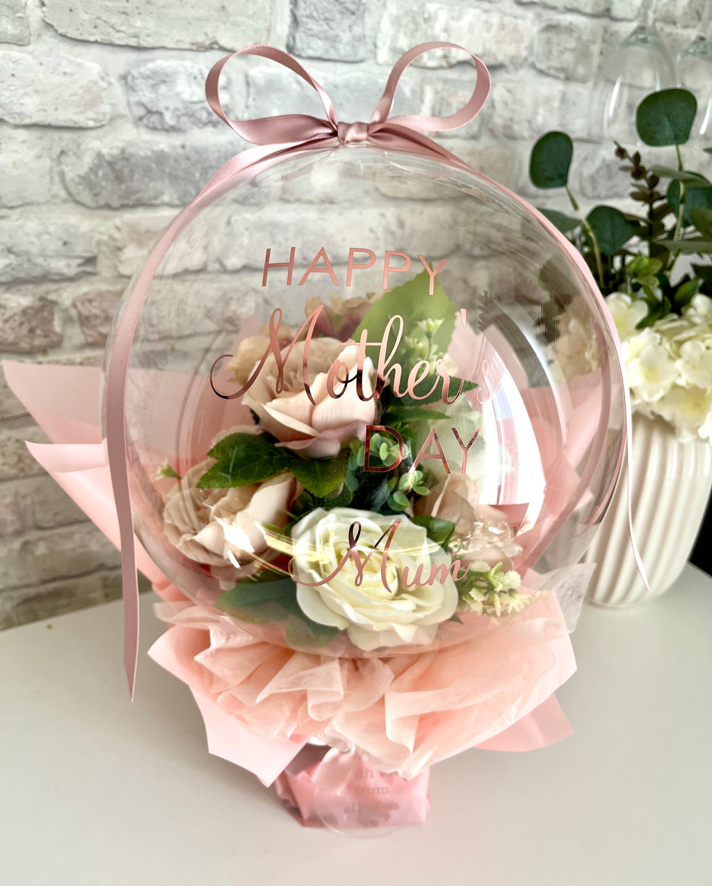 Mothers Day Flower Balloon Bouquet