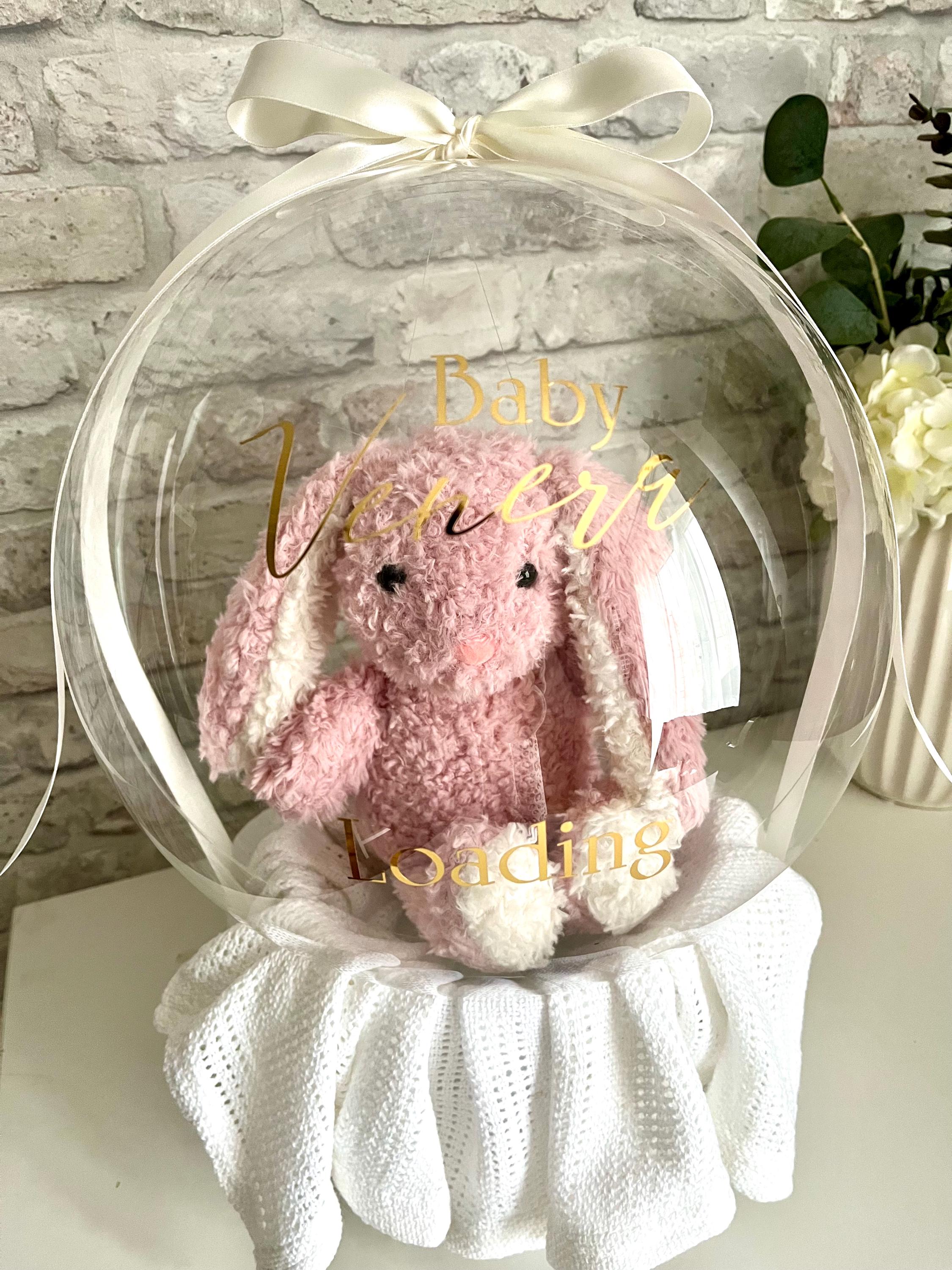 Baby Bunny Rabbit Teddy Balloon Gift