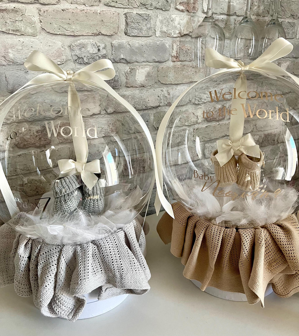 Baby Bootees Balloon Hamper