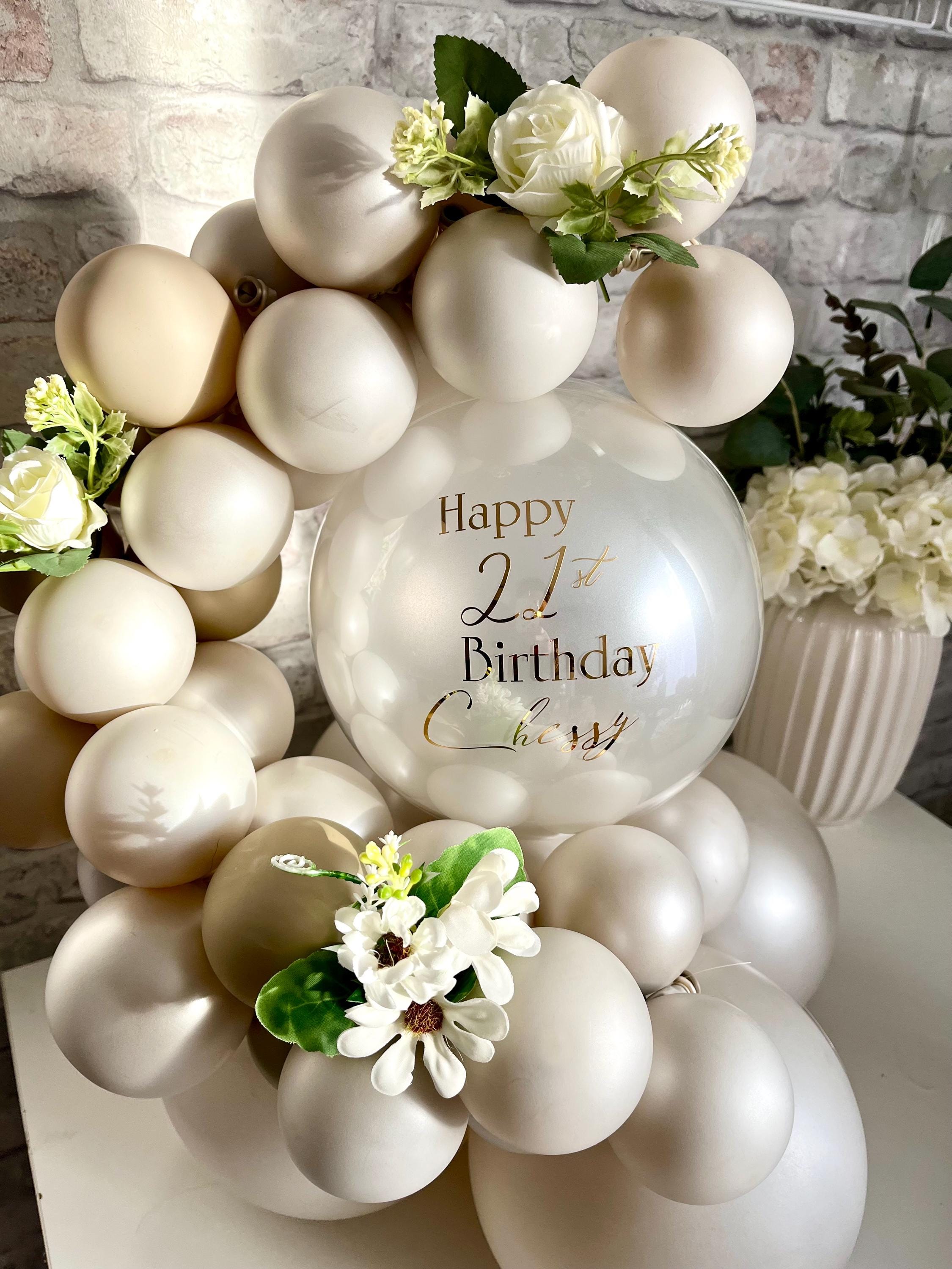 Personalised Special Occassion Pearl Balloon Bubble Hug